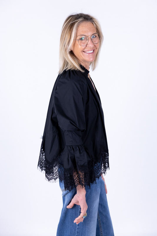 HaveOne - Camicia pizzo