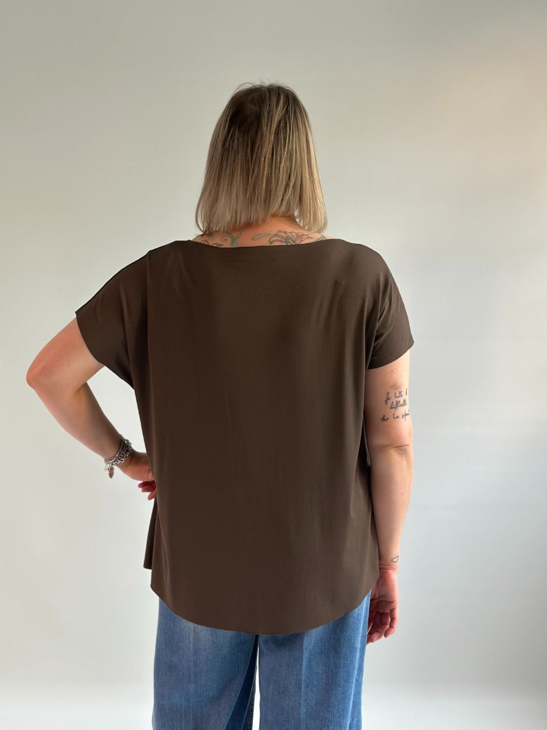 Susy Star - T-shirt Kimono taglio vivo