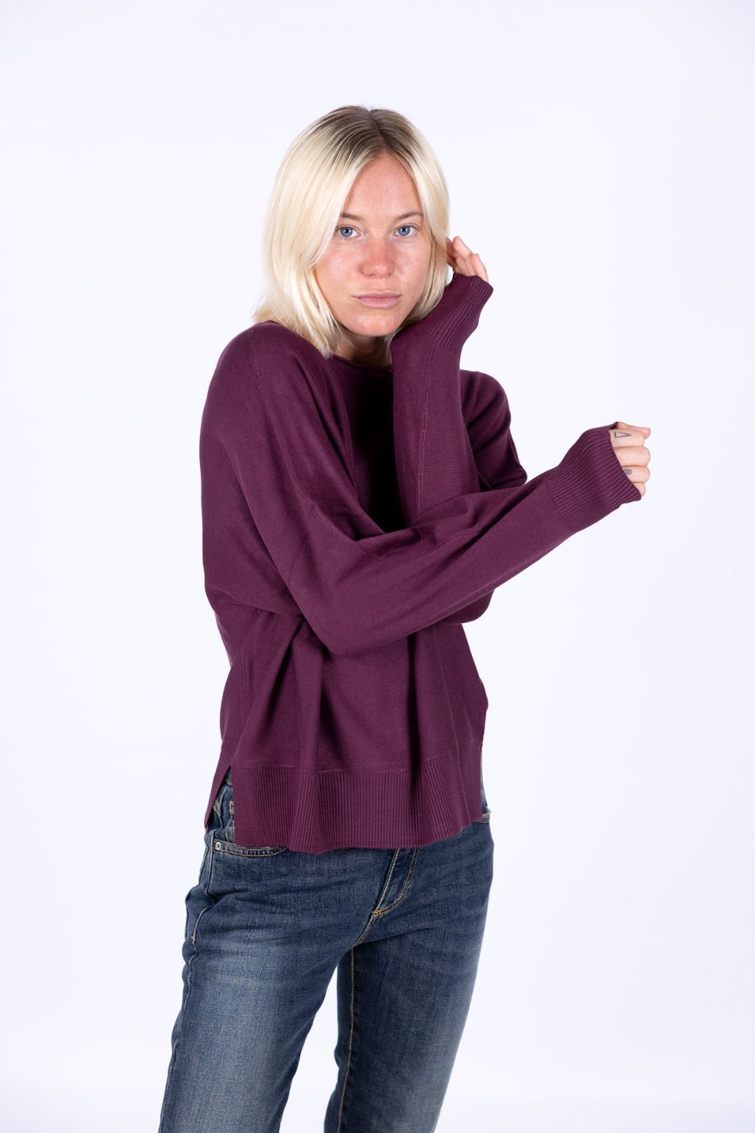 Ragno - Maglia viscosa collo barchetta