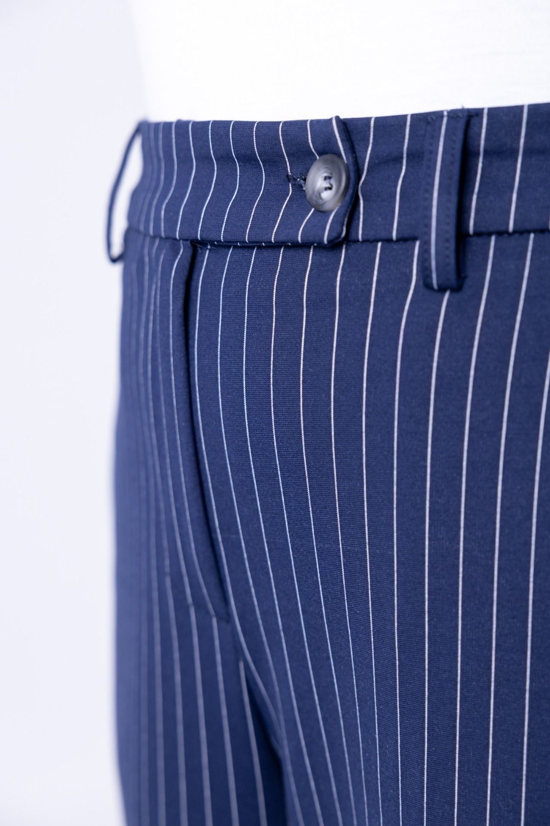 Tensione In - Pantalone Palazzo gessato