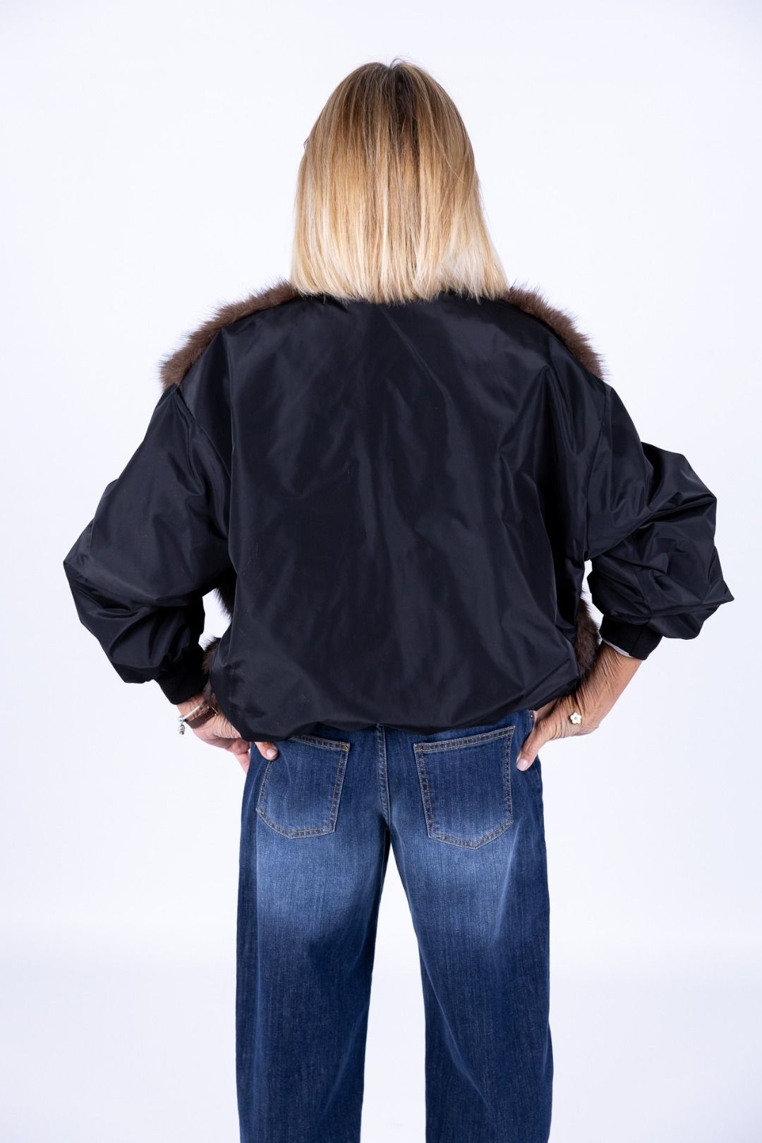 Susy Mix - Bomber con pelliccia