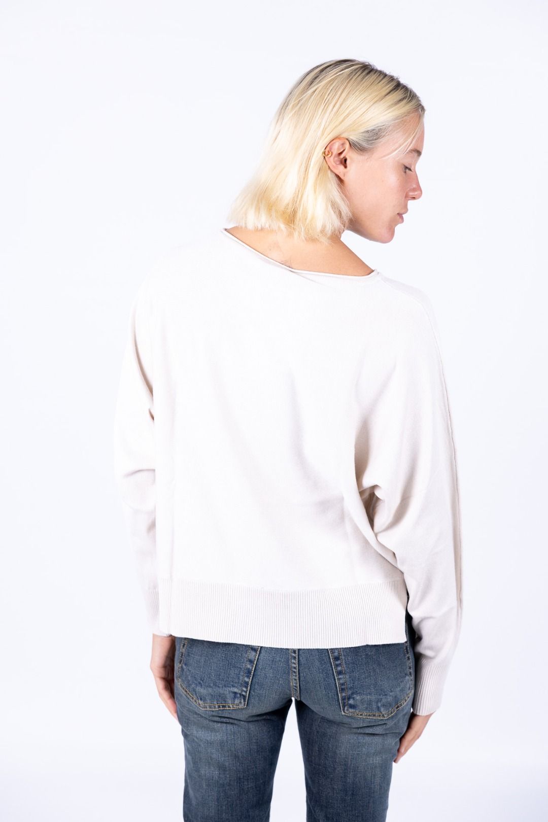 Ragno - Maglia viscosa collo barchetta