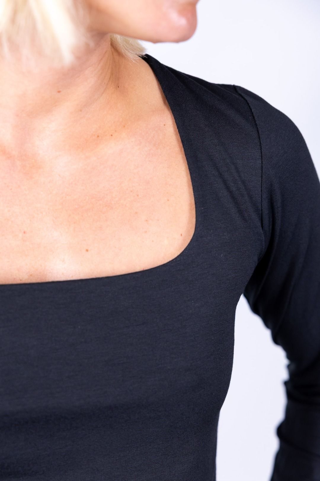 Susy Mix - Maglia scollo quadro