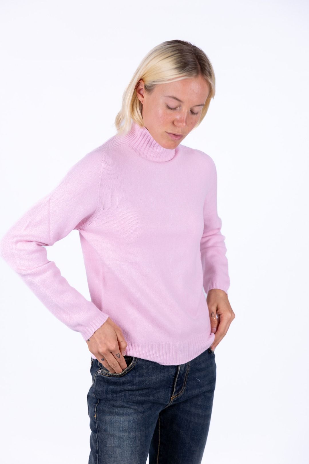 Arvs - Maglia lupetto con spacchi laterali