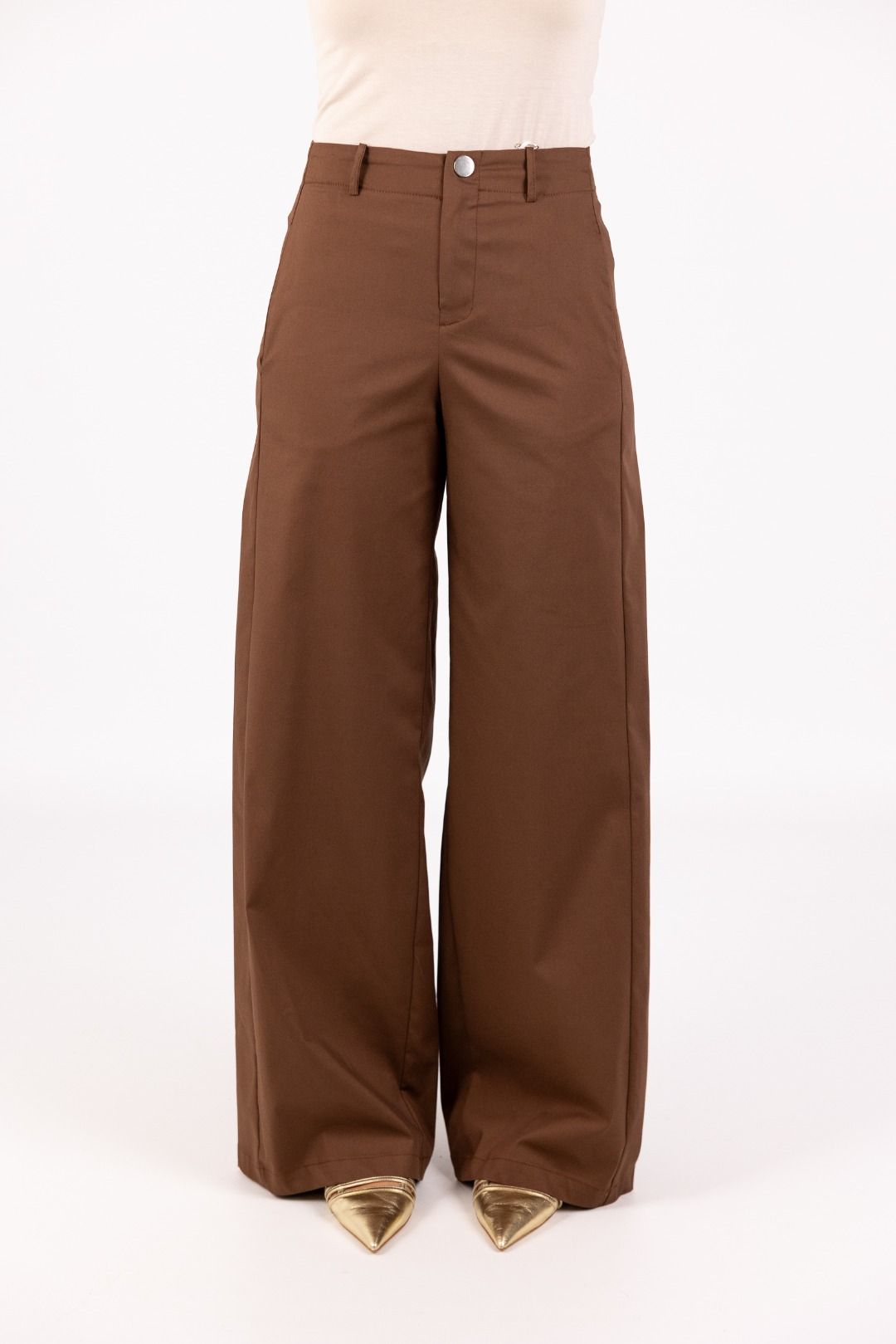 Imperial - Pantalone palazzo elasticizzato