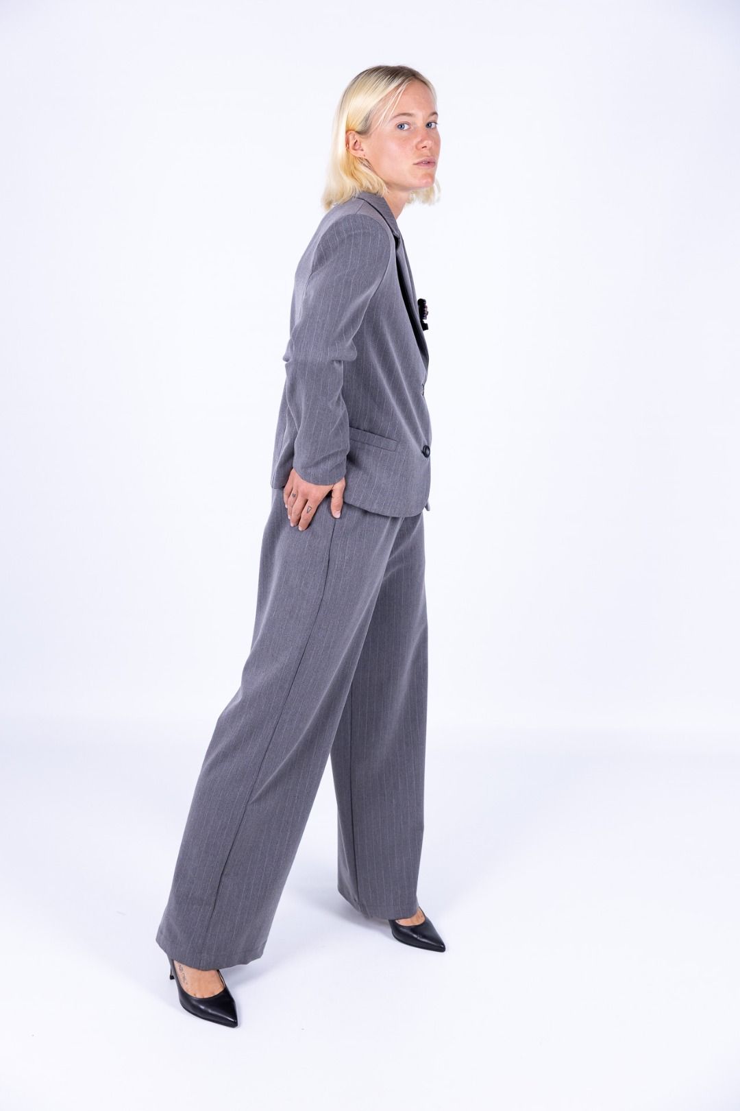 Philia Loft - Completo gessato giacca e pantalone