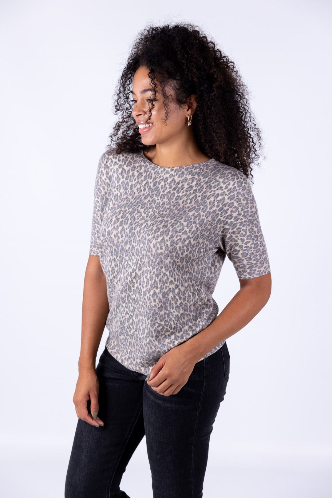 Susy Mix - Maglia maculata mezza manica