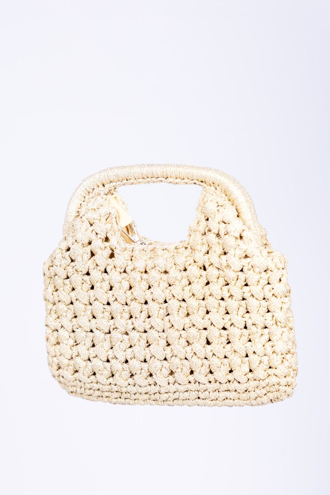 Gulp - Borsa intrecciata lurex