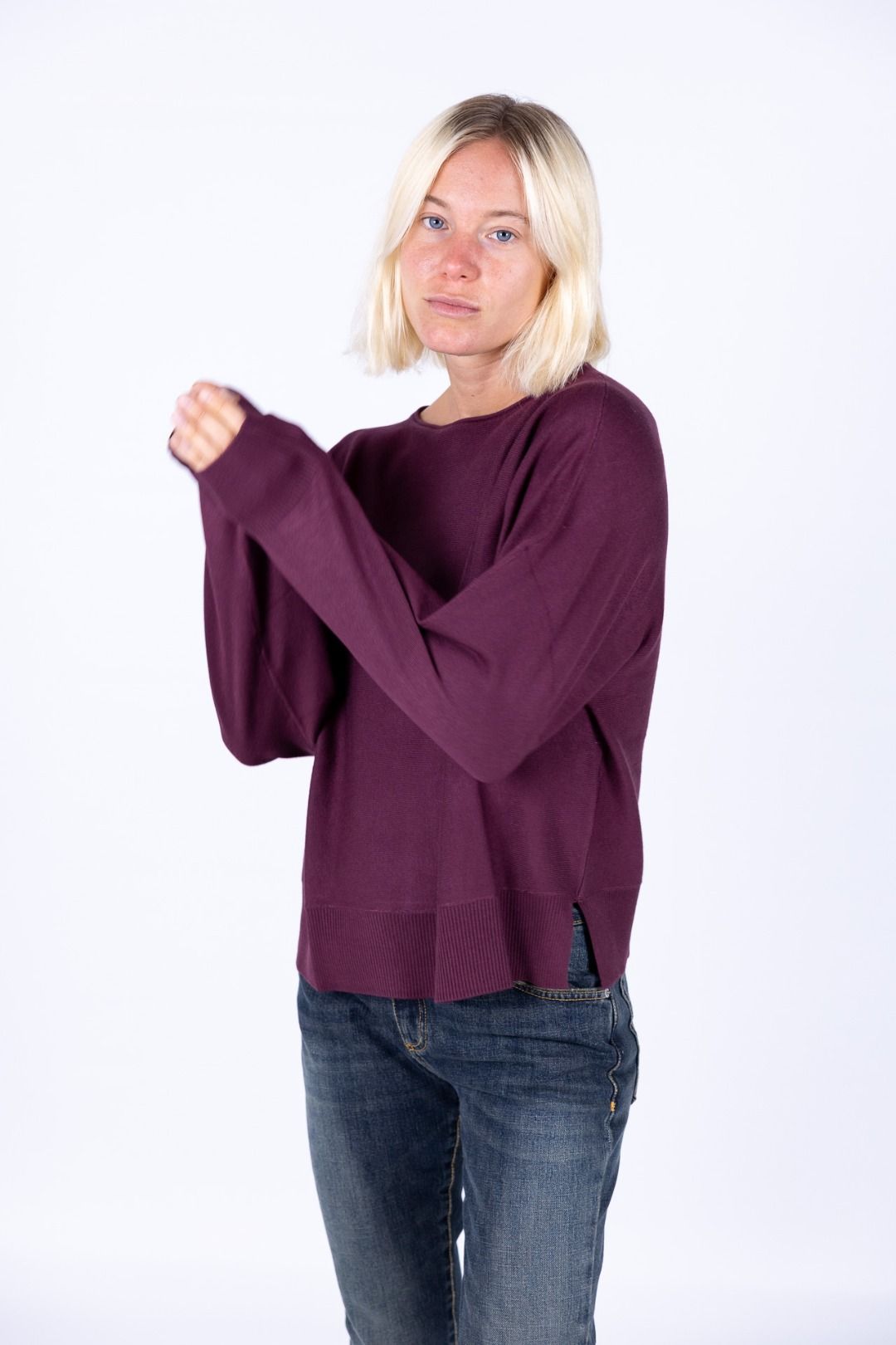 Ragno - Maglia viscosa collo barchetta