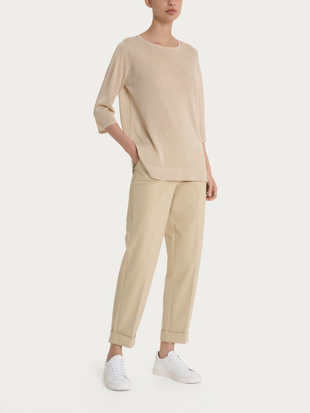 Ragno - Maglia lurex manica 3/4