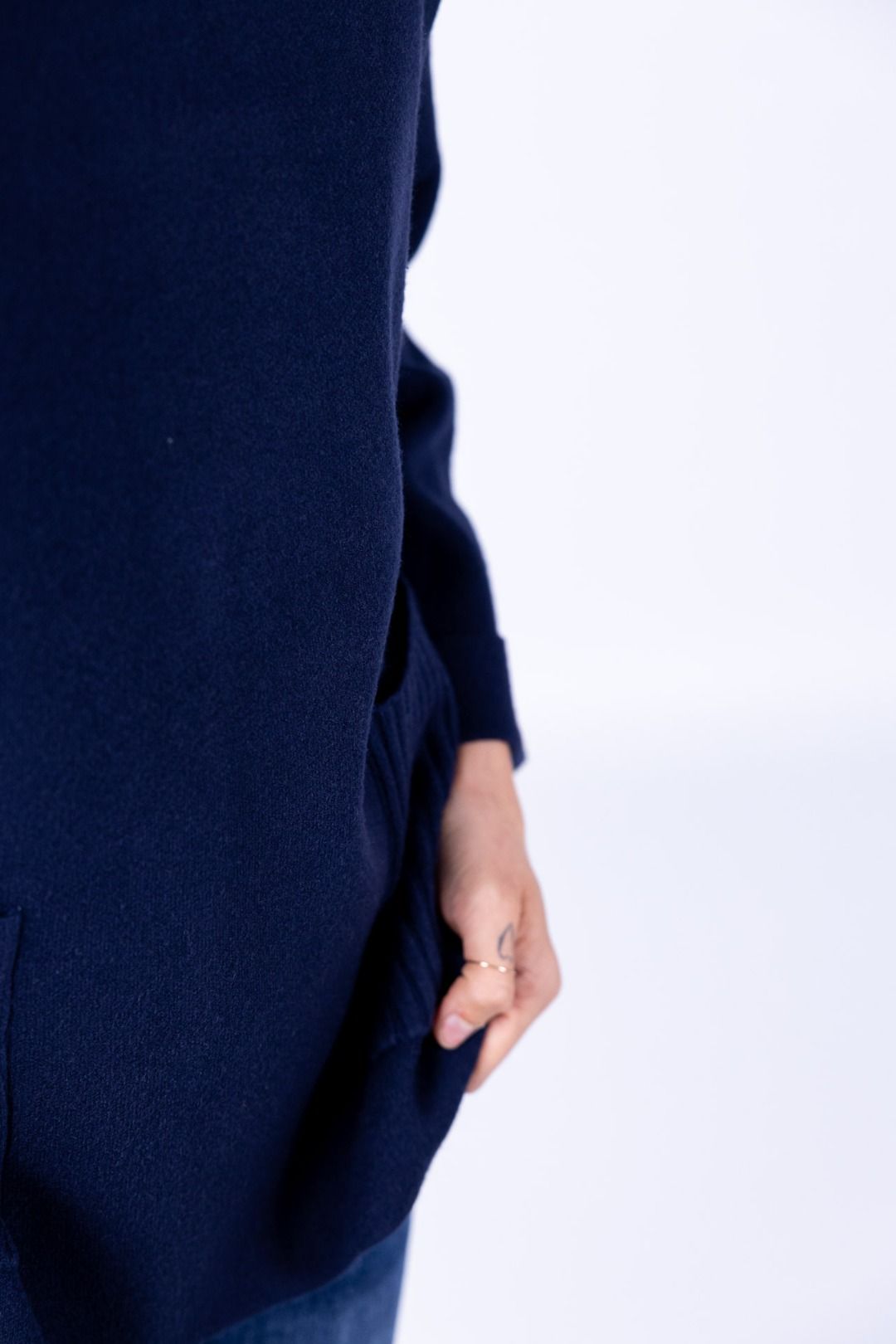 Decima Domus - Maglia collo alto con tasche