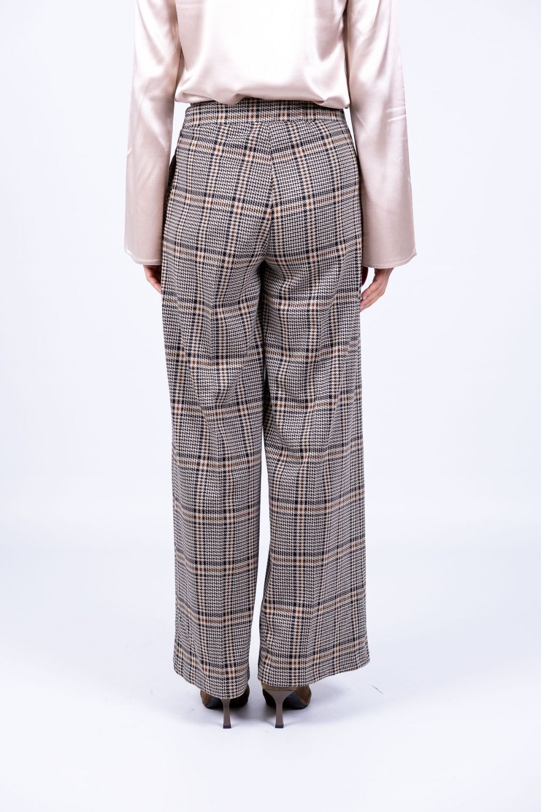 Surkana - Pantaloni ampi in jacquard