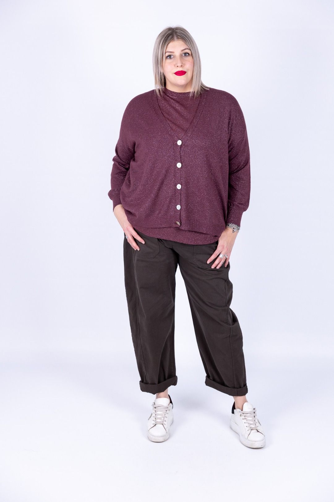 Susy Star - Cardigan lurex