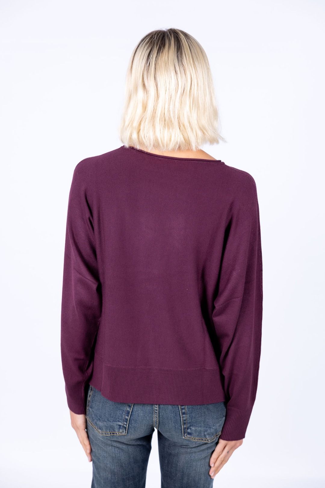 Ragno - Maglia viscosa collo barchetta