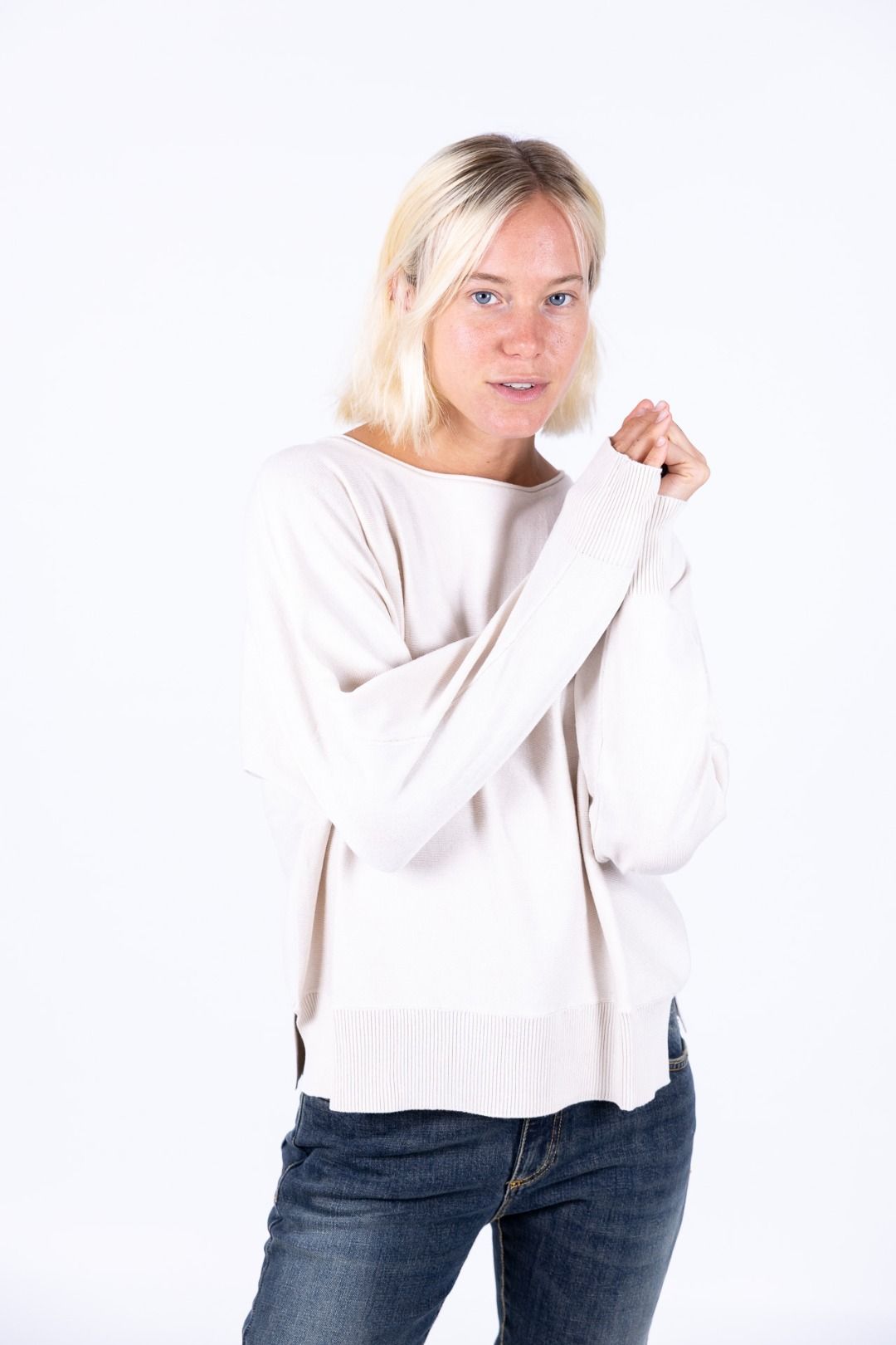 Ragno - Maglia viscosa collo barchetta