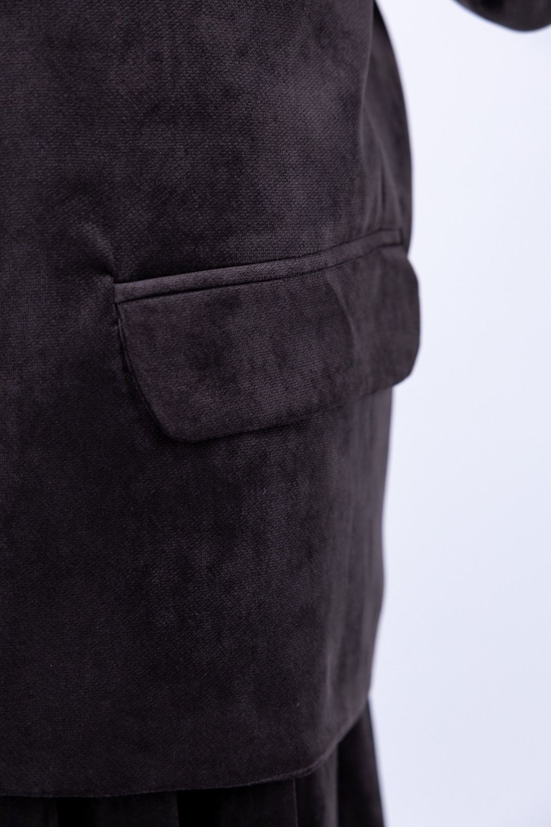 Susy Mix - Giacca di velluto liscio