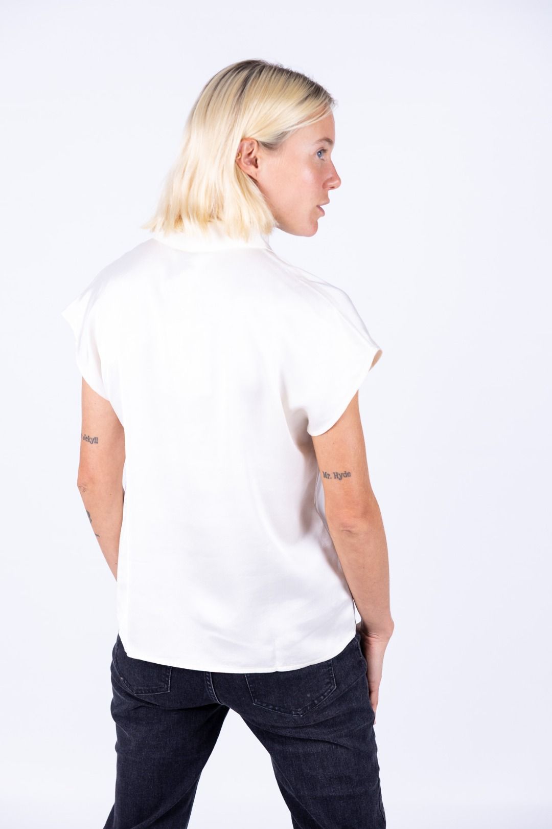 Susy Mix - Blusa con collo cravatta