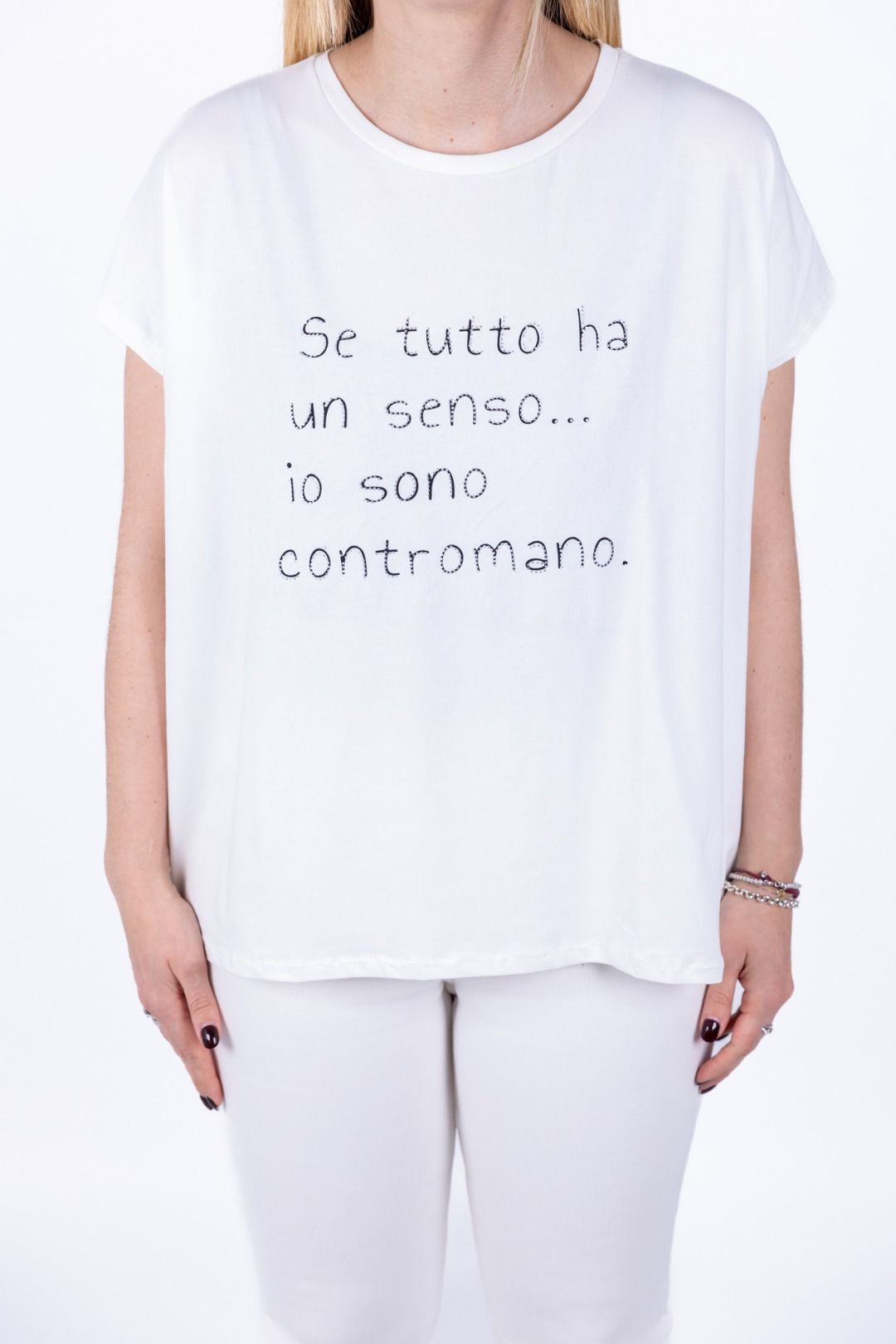 Susy Star - T-shirt con scritta