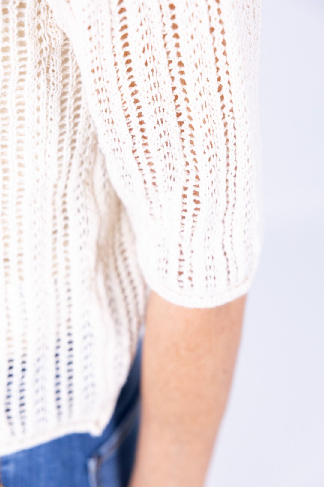 Le Streghe - Giacchino con colletto traforato