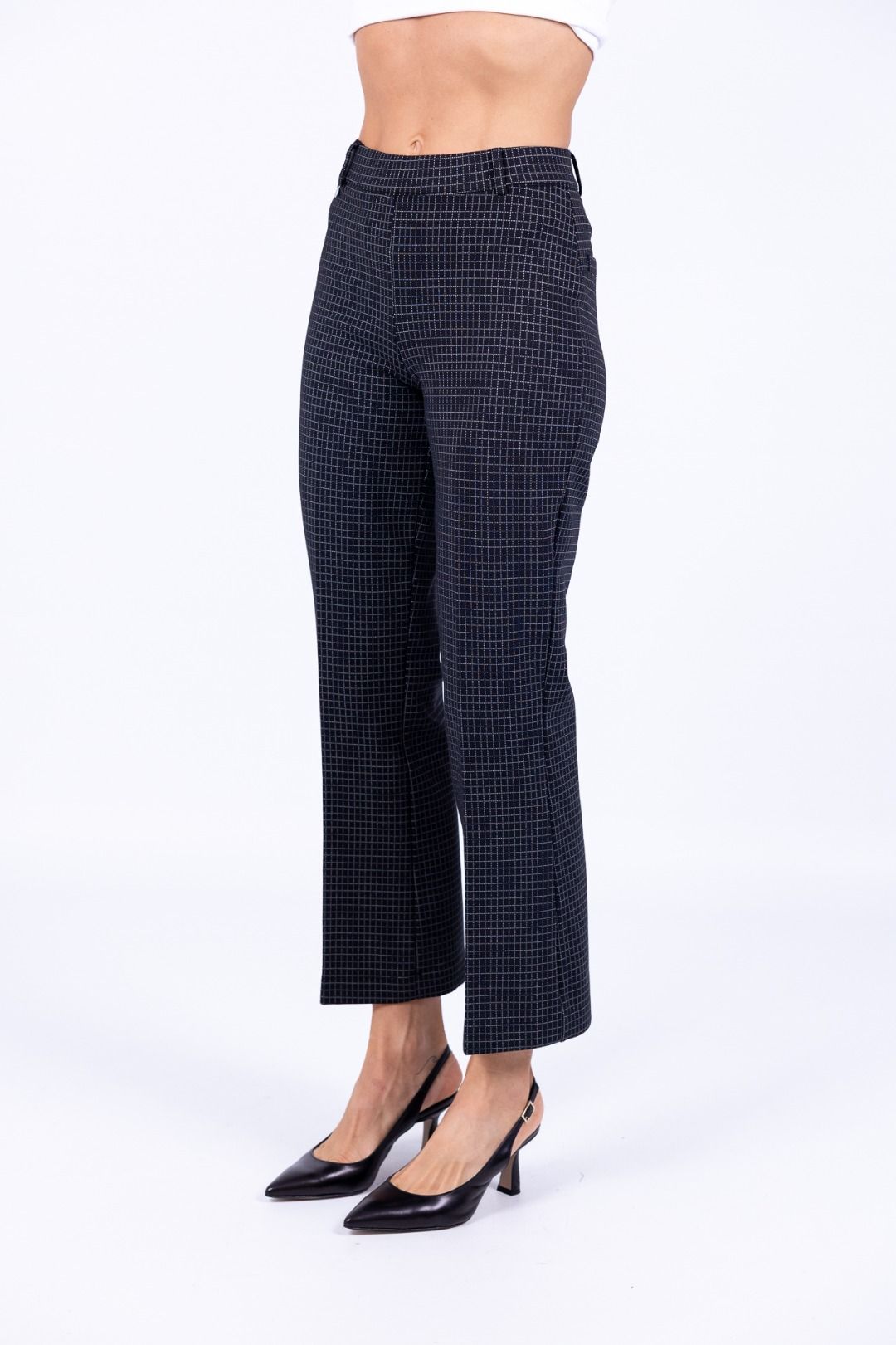 Ragno - Pantalone flare jacquard