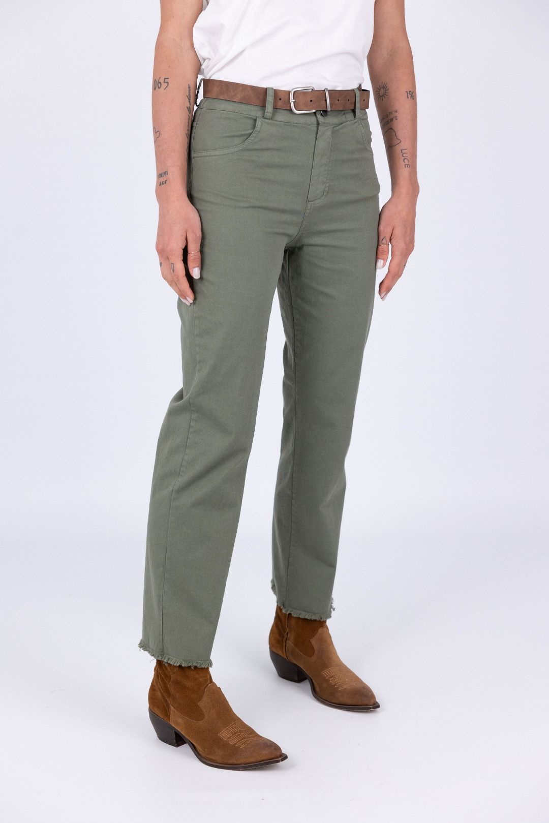 Tensione in - Pantalone con frange