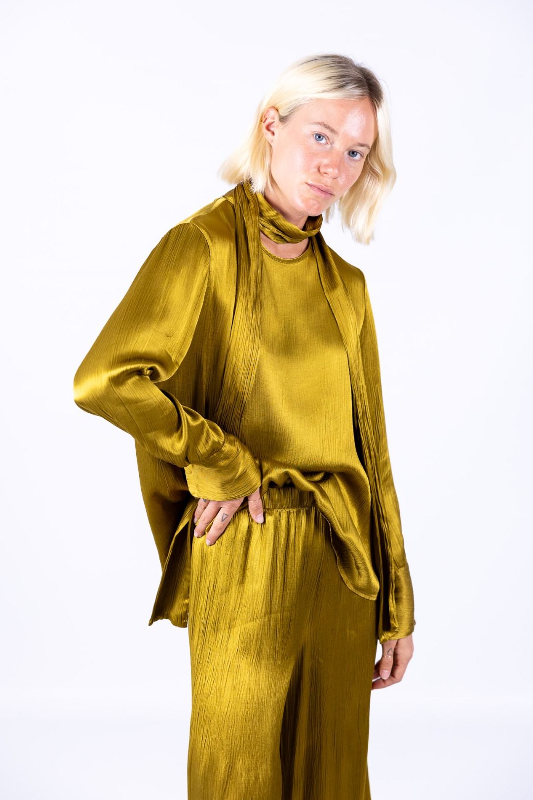HaveOne - Completo viscosa camicia e pantalone