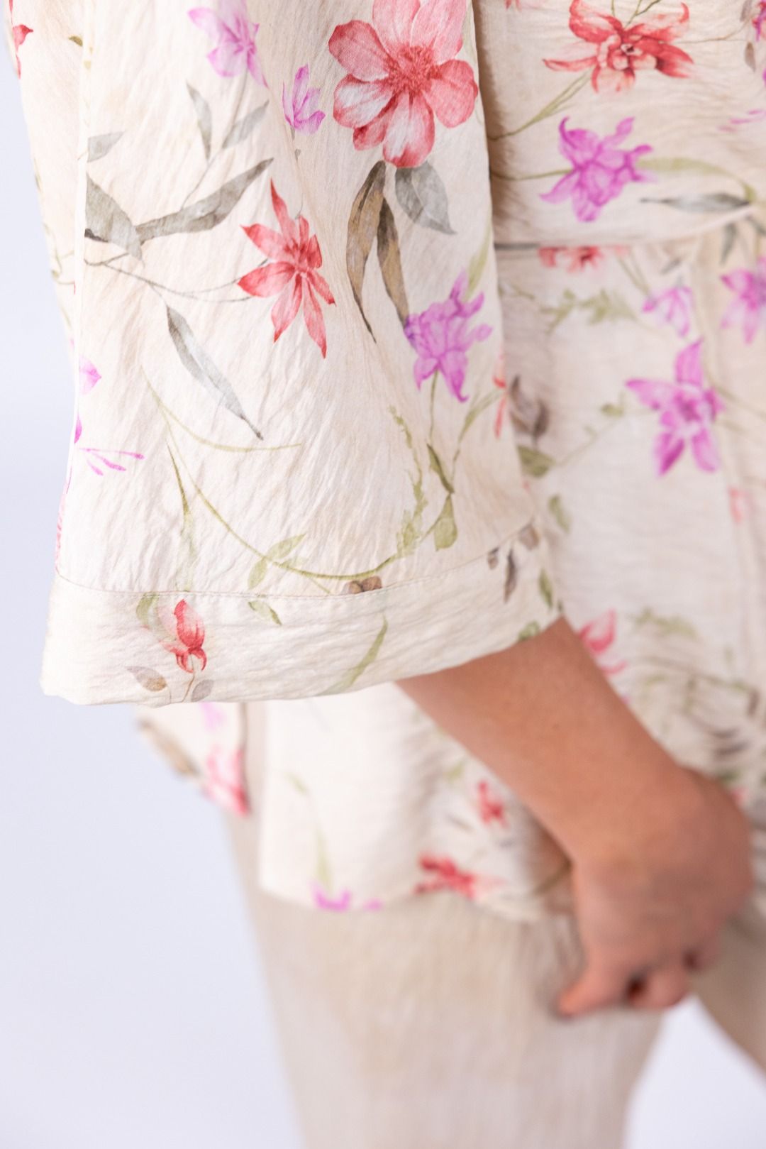 Imperial - Completo kimono pantalone fantasia
