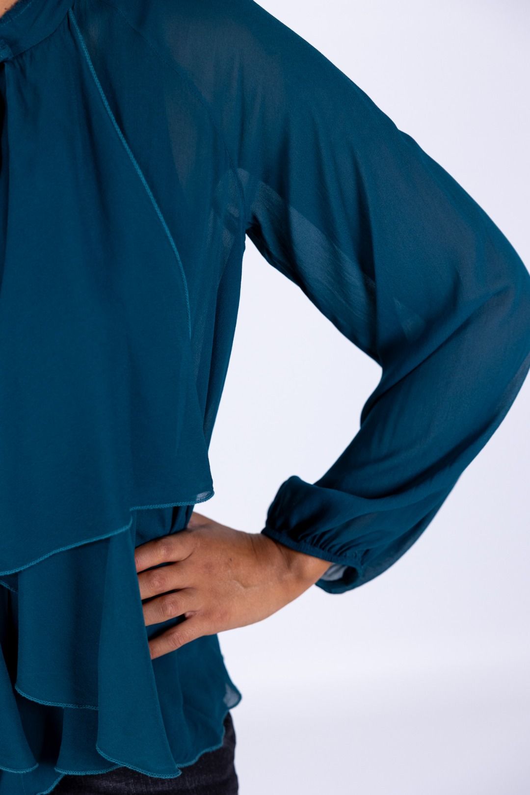 HaveOne - Camicia con gale