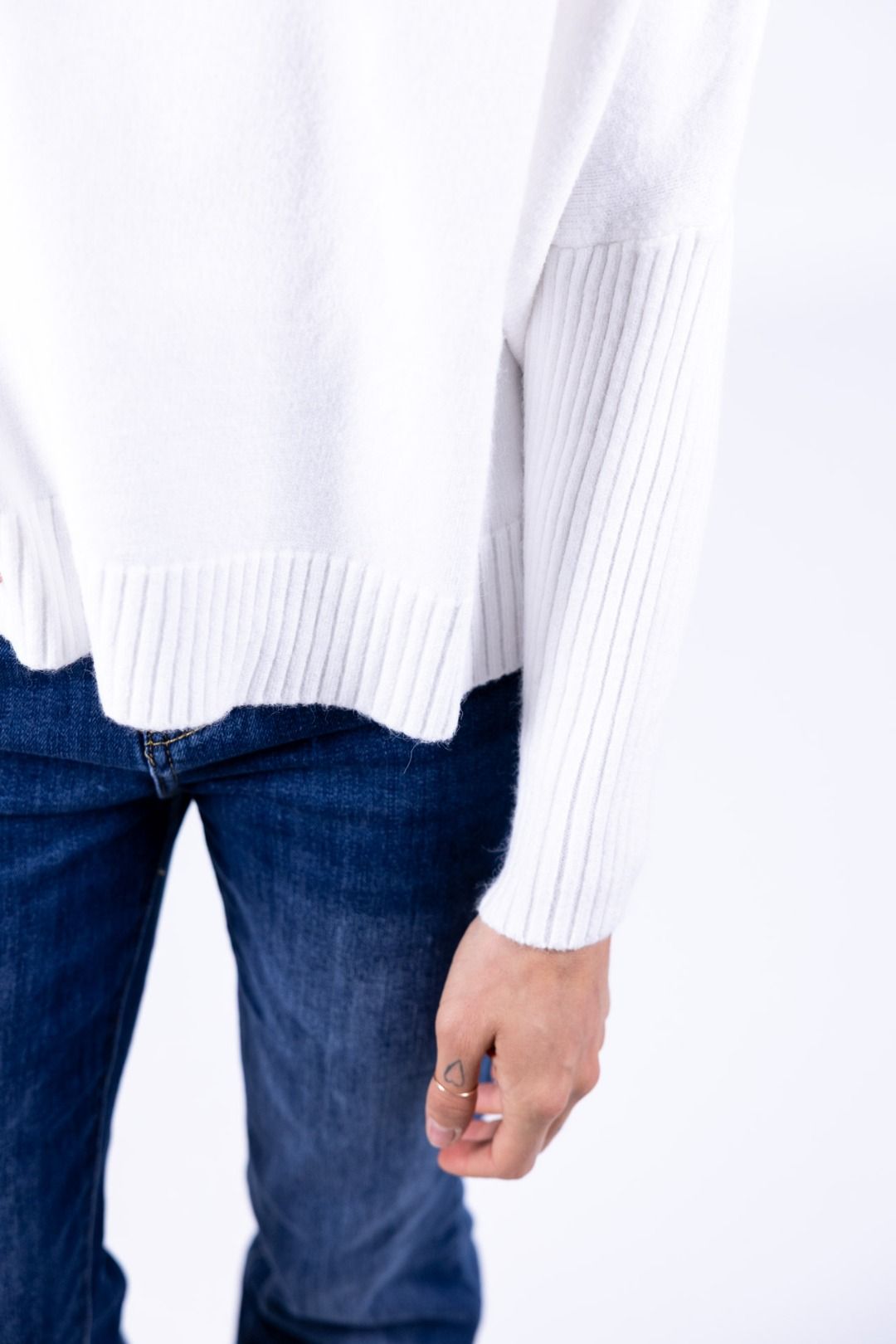 Decima Domus - Maglia collo alto manica manicotto