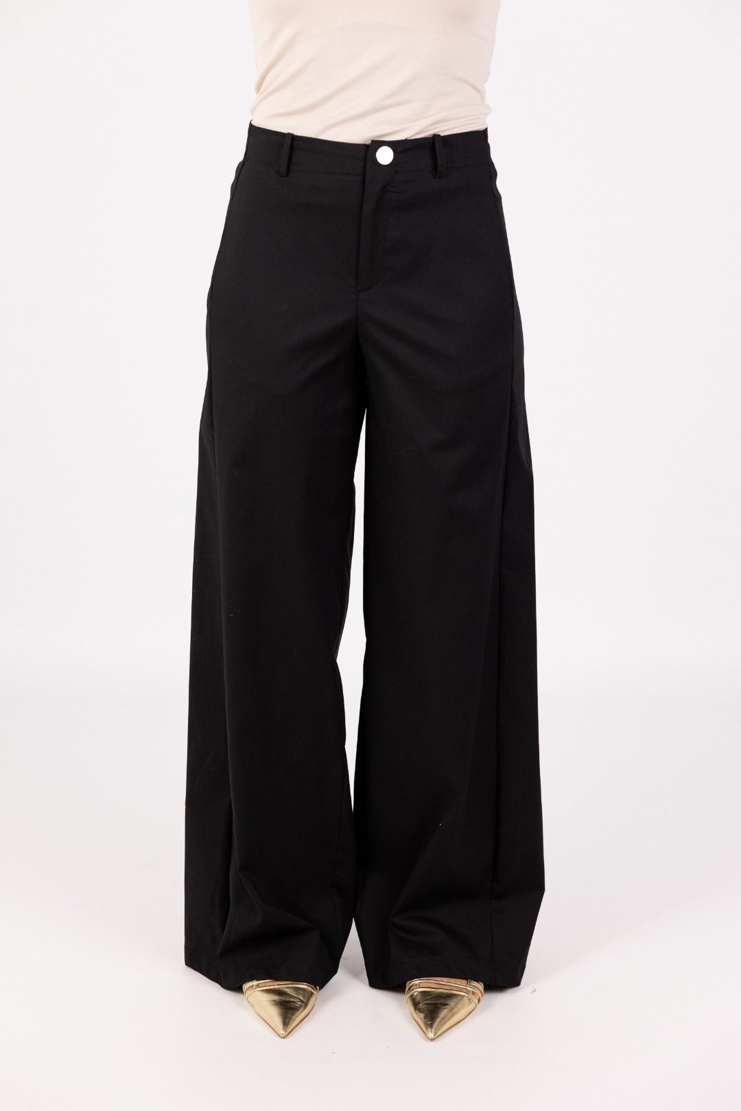 Imperial - Pantalone palazzo elasticizzato