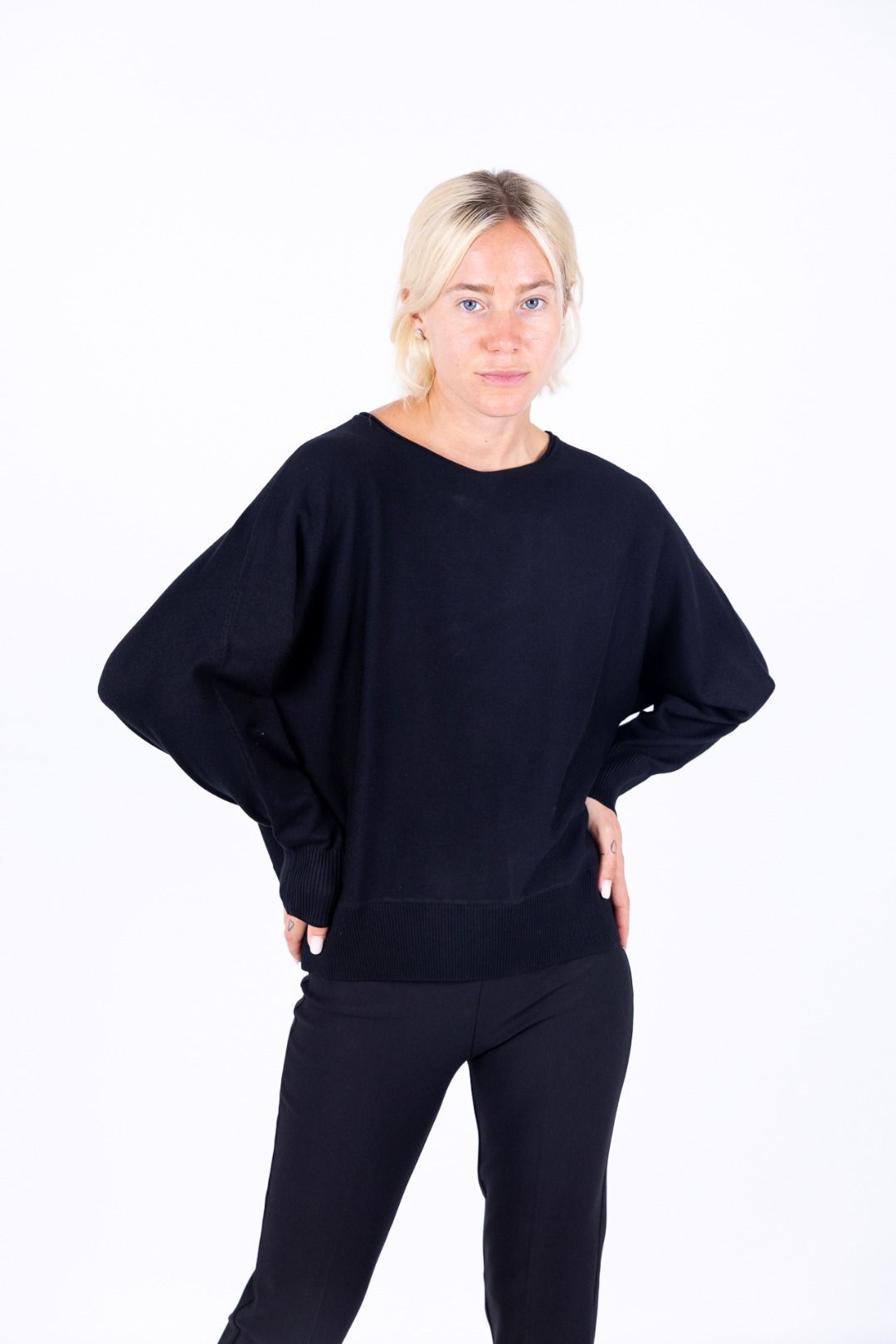 Ragno - Maglia viscosa collo barchetta