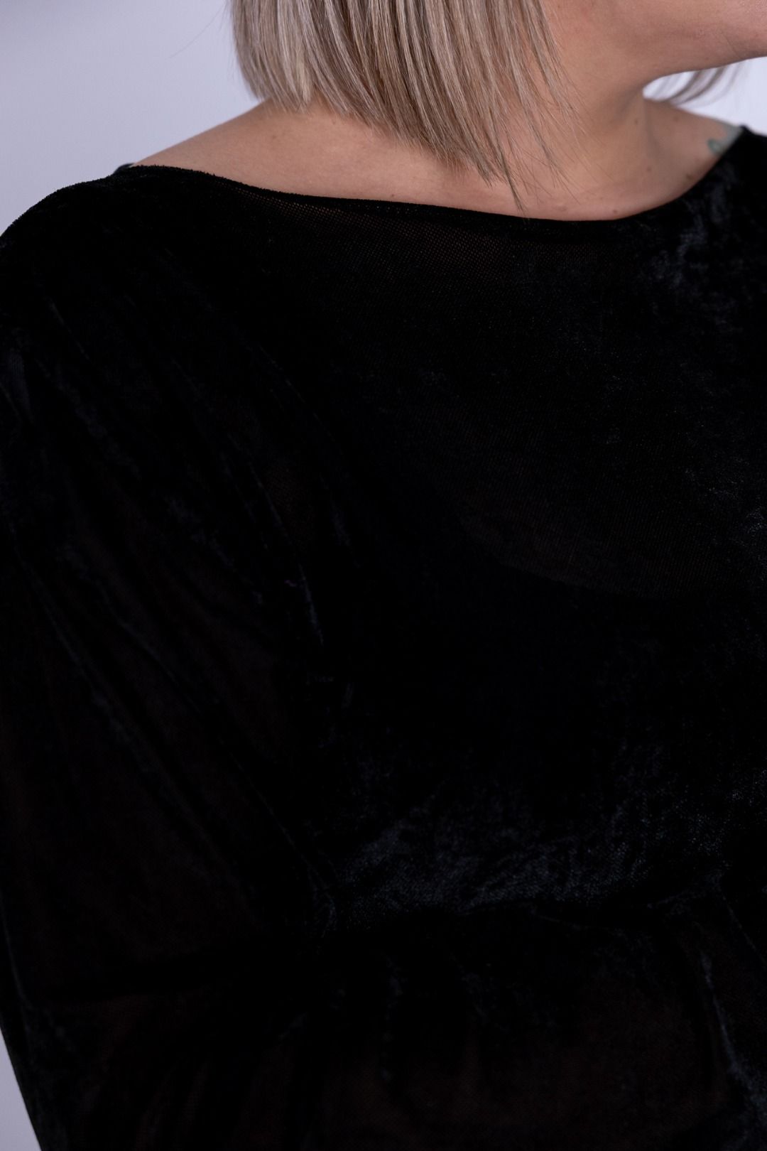 Susy Star - Maglia ciniglia collo barchetta