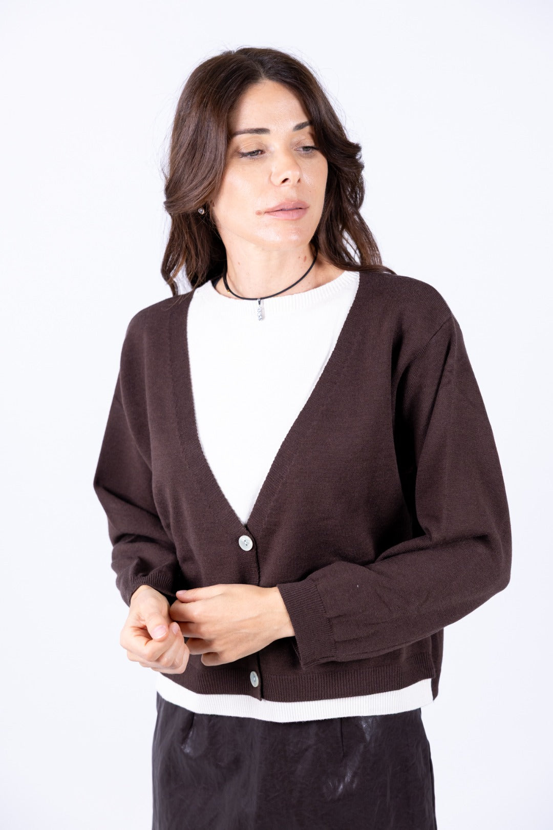 Susy Mix - Cardigan Bi Color