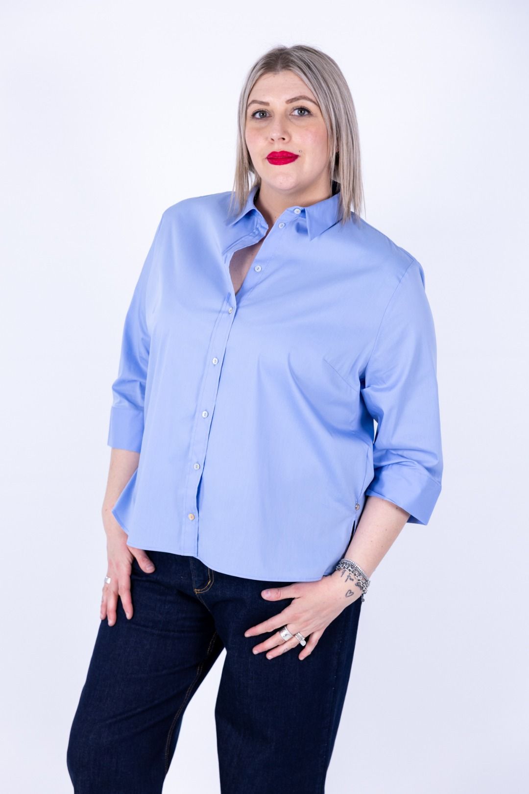 Ragno - Camicia poplin manica 3/4 C