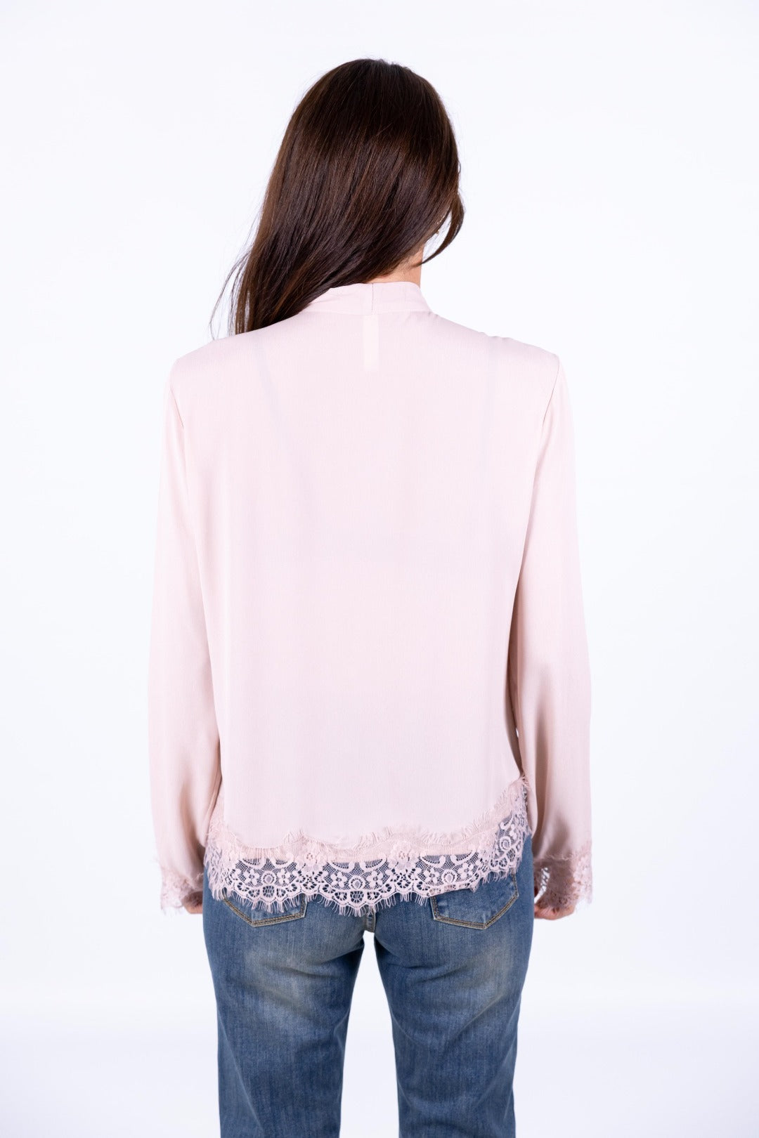 Tensione In - Camicia in pizzo con fiocco