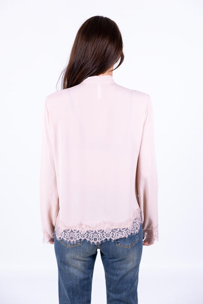 Tensione In - Camicia in pizzo con fiocco