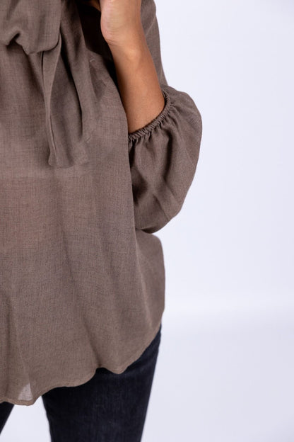 Susy Mix - Camicia con fiocco