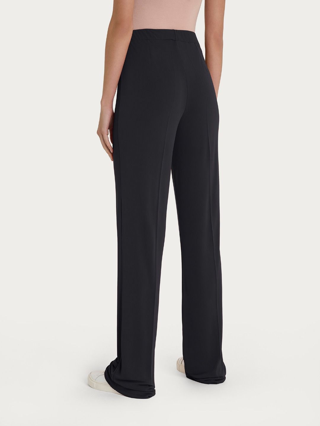 Ragno - Pantalone ampio in crepe satin