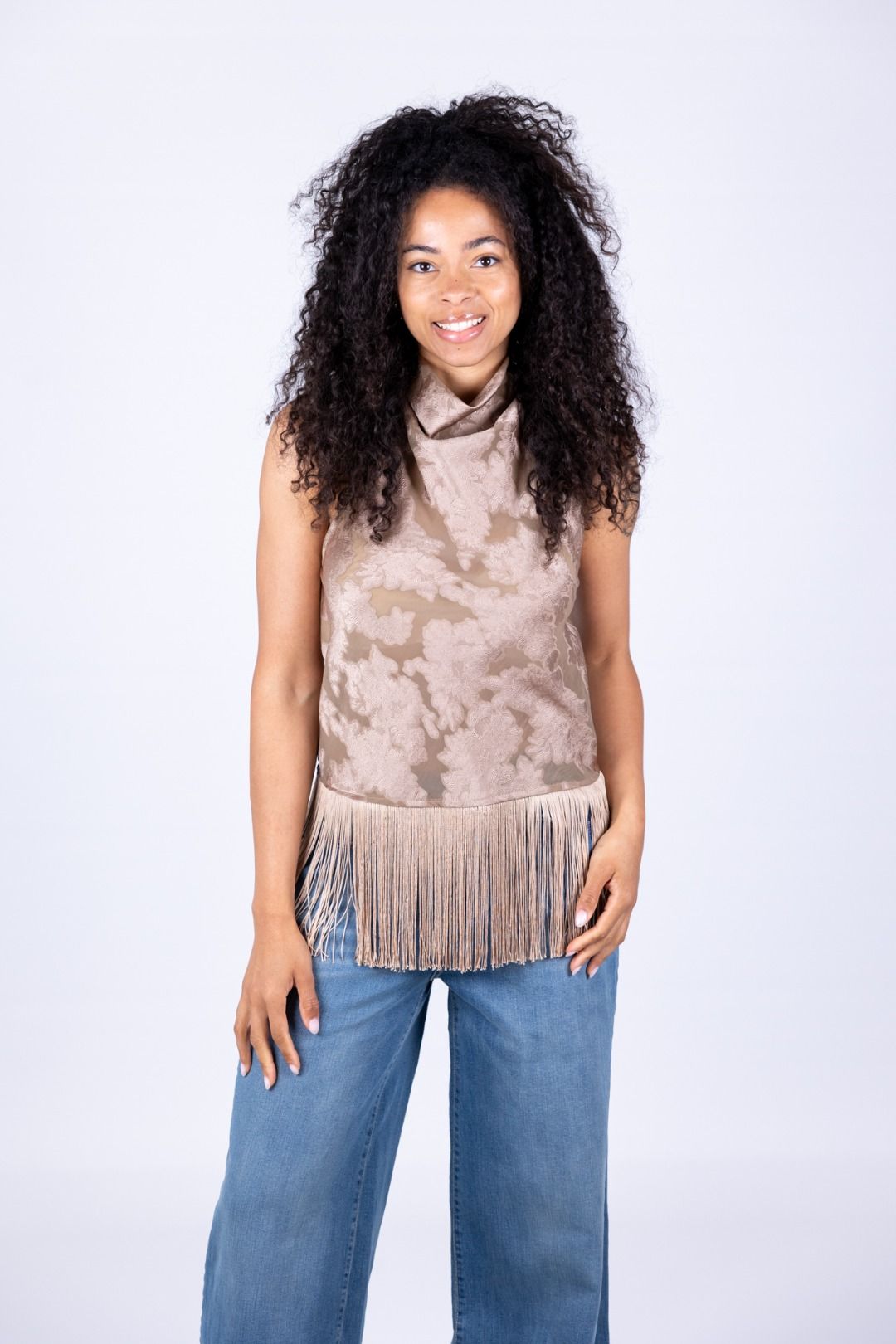 Philia Loft - Top con frange