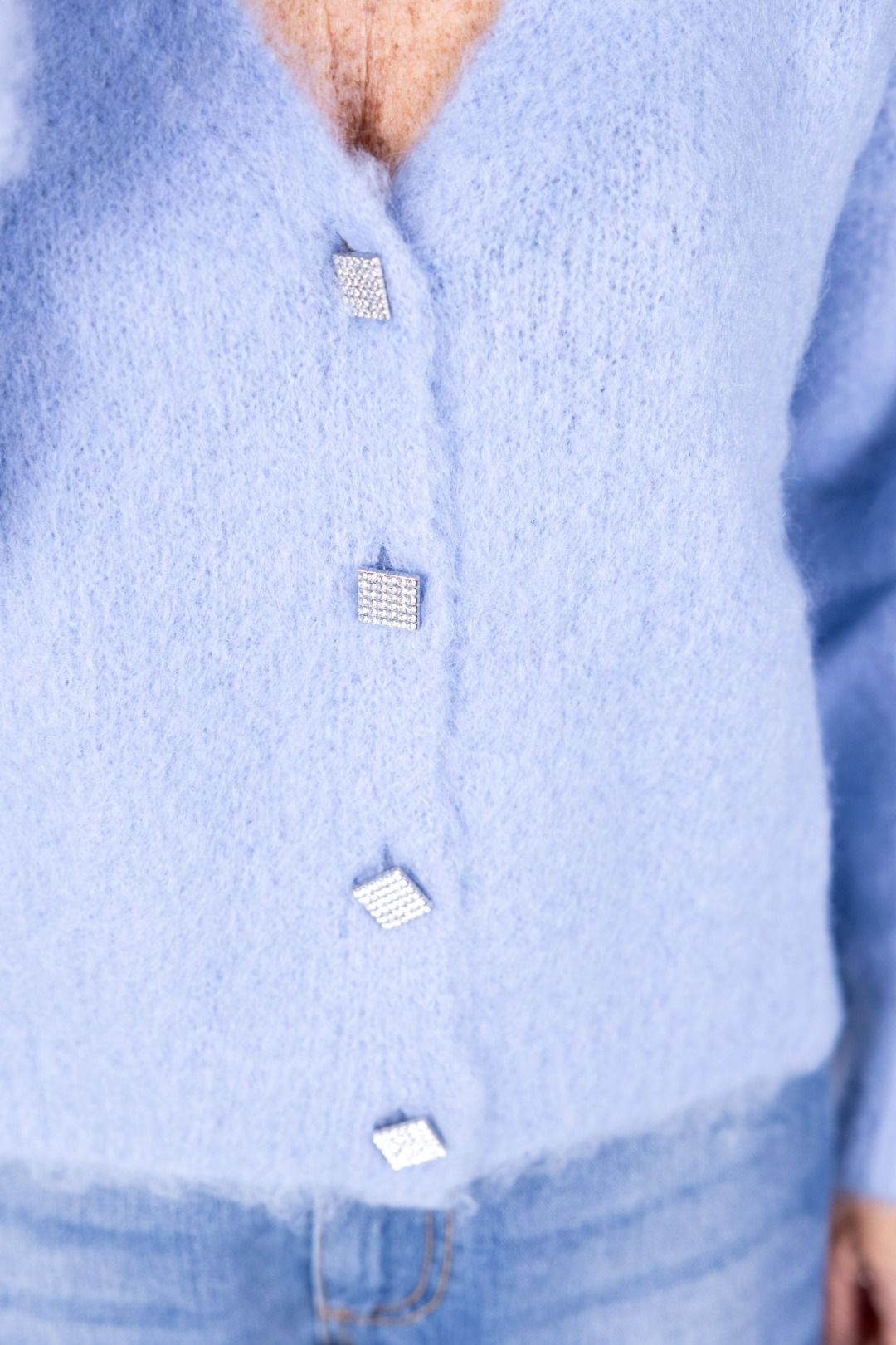 Le Streghe - Cardigan bottoni gioiello