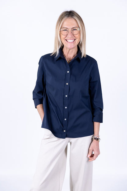 Ragno - Camicia poplin manica 3/4