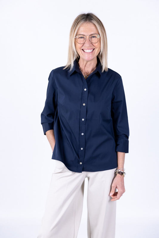 Ragno - Camicia poplin manica 3/4