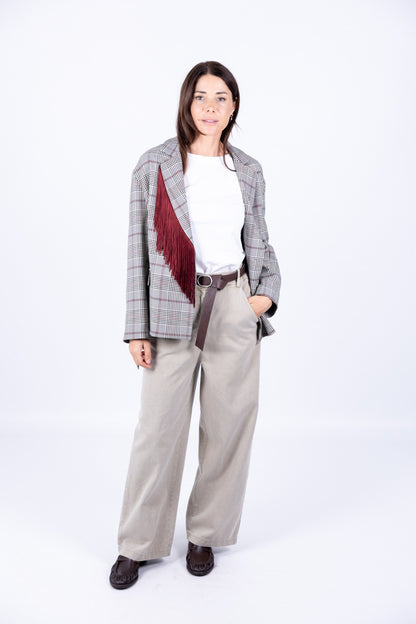 Le Streghe - Pantalone largo con cintura