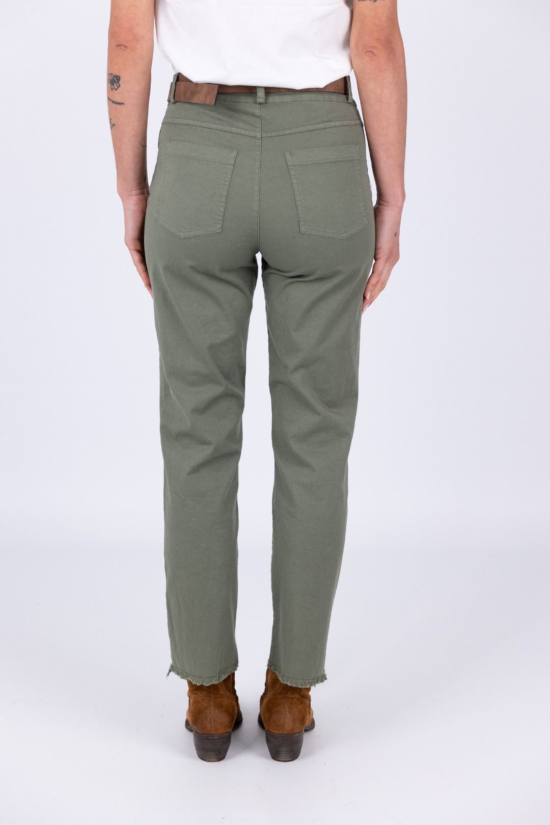 Tensione in - Pantalone con frange