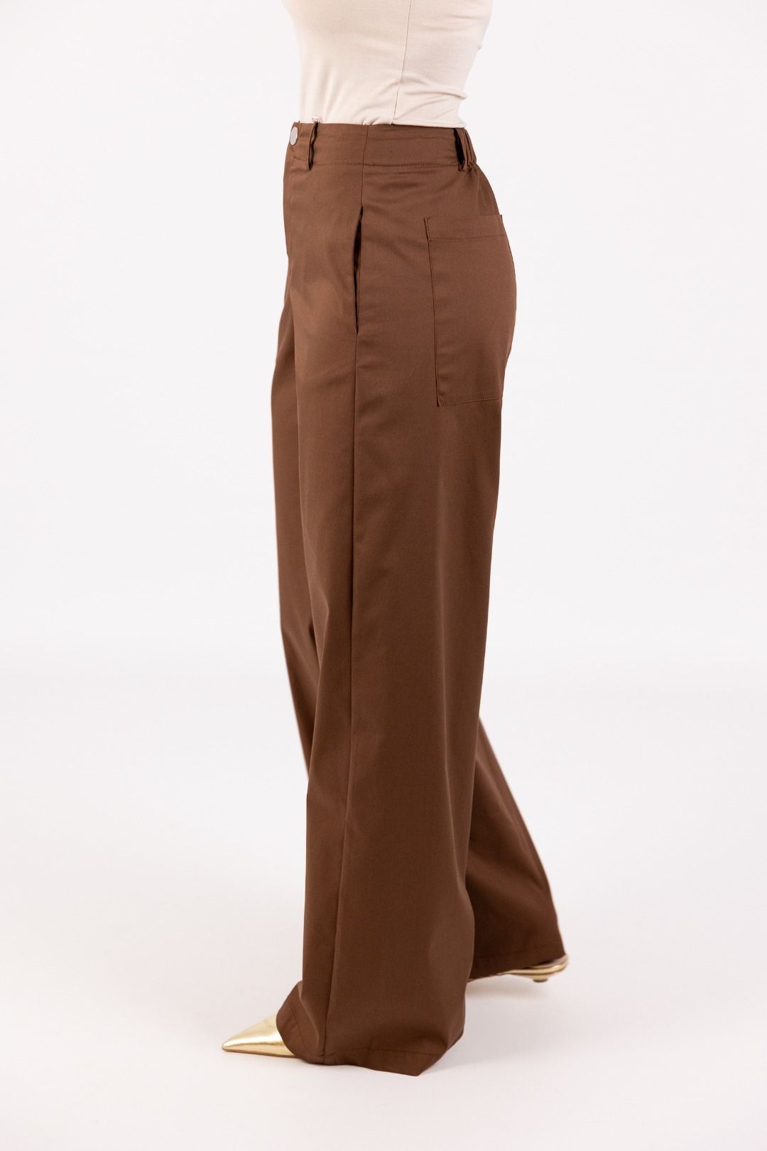 Imperial - Pantalone palazzo elasticizzato