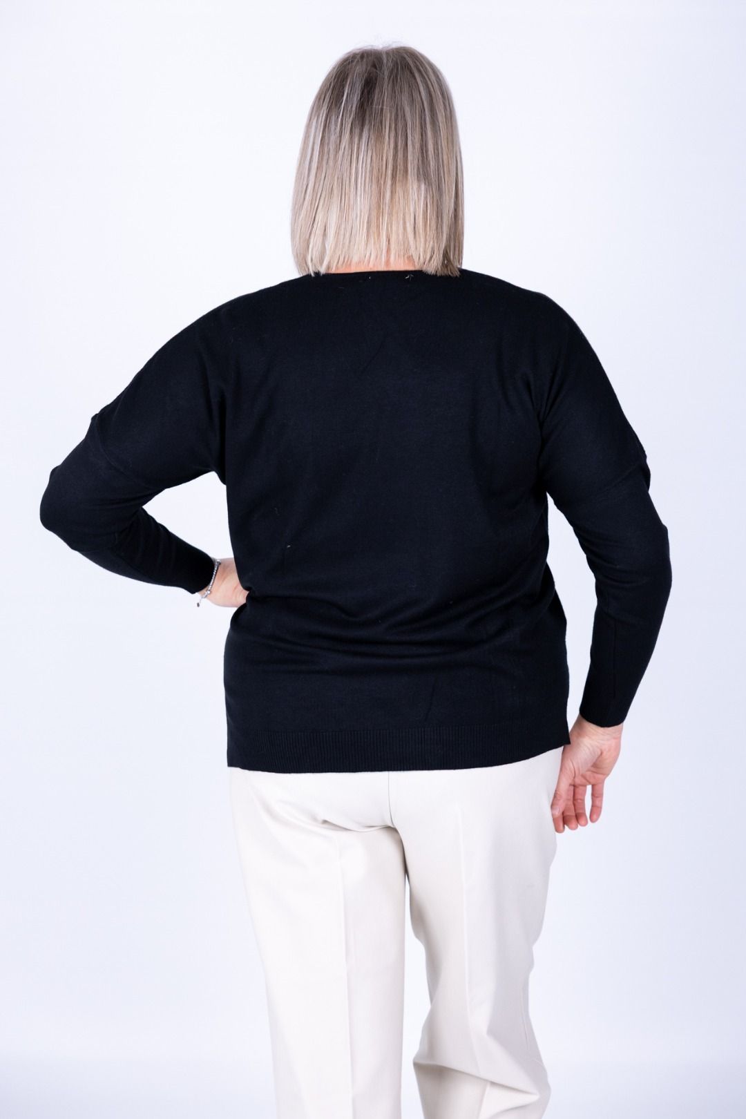 Dejavù - Maglia scollo a V con spacchetti