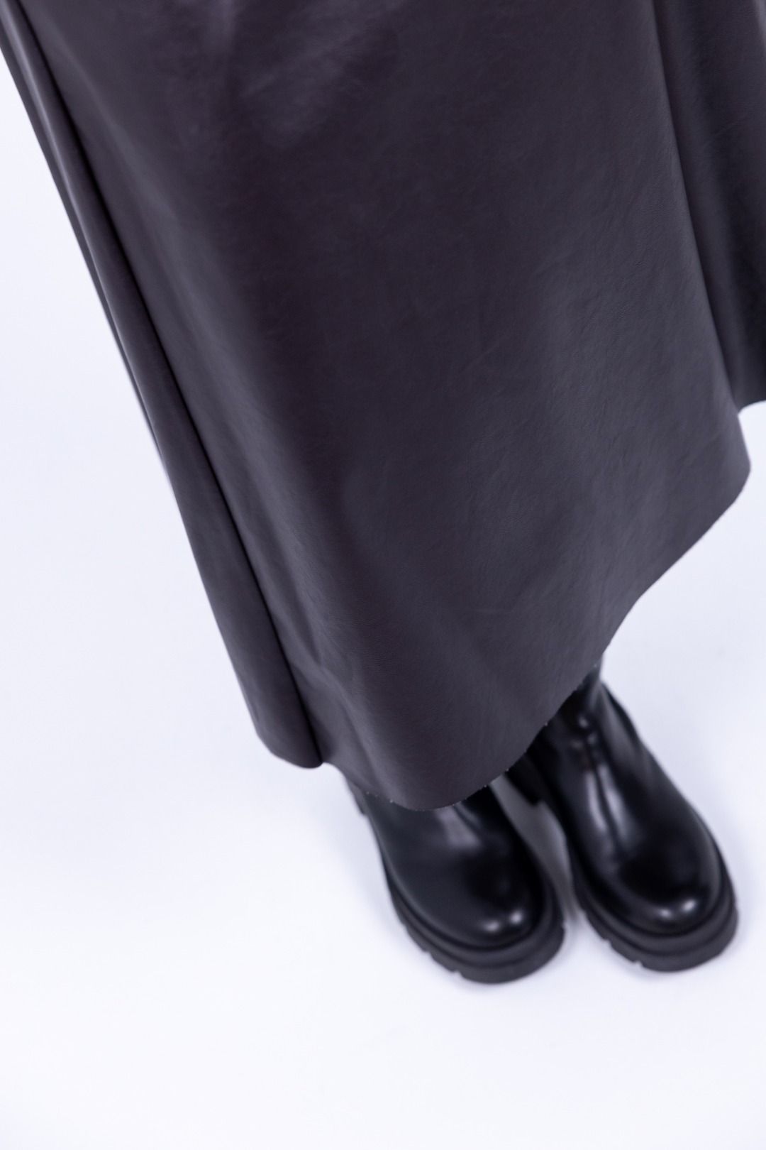 Le Streghe - Gonna Ecopelle con fibbie