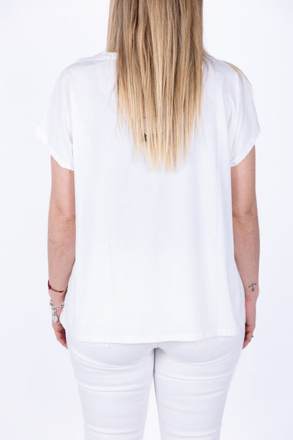 Susy Star - T-shirt con scritta