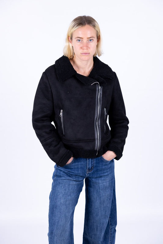 HaveOne - Giacca in eco montone