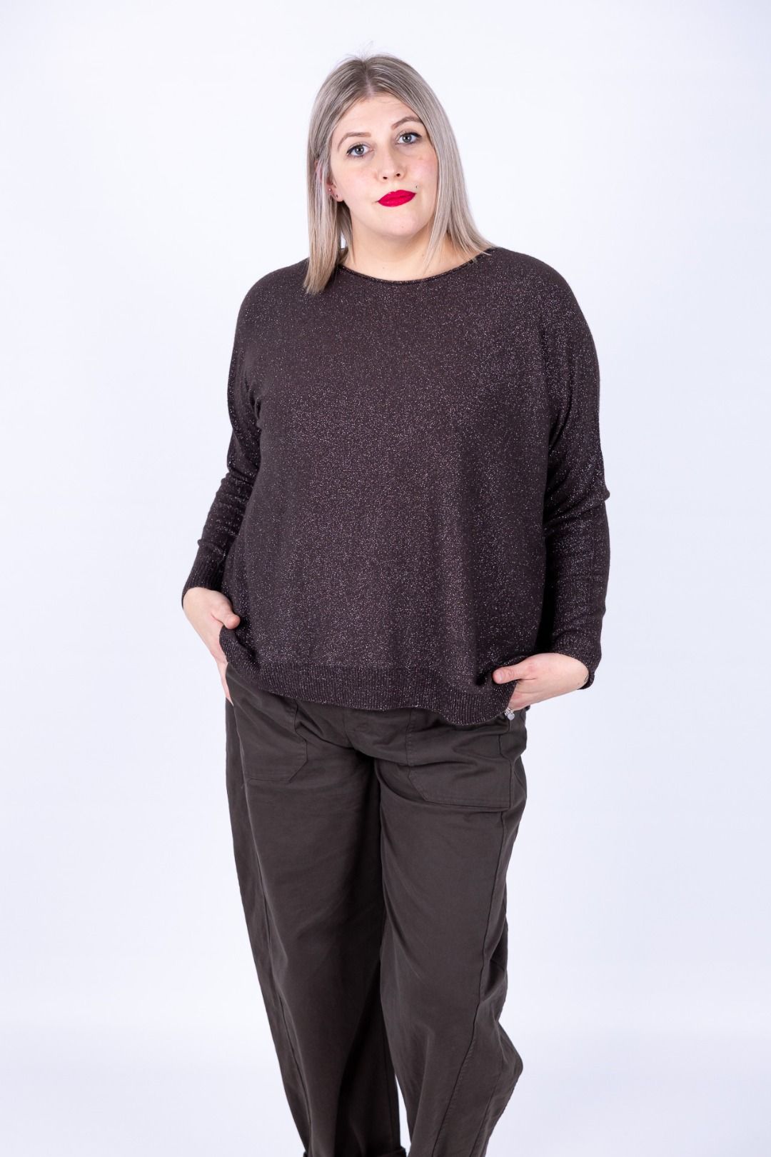 Susy Star - Maglia barca con lurex